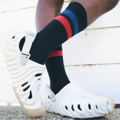 REPREVE® Subtle Midnight Adult Crew Socks