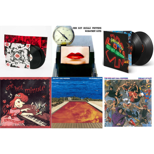 Red Hot Chili Peppers - Californication (2LP/180G) & Greatest Hits (X) & Unlimited Love (Deluxe/2LP) & One Hot Minute & Blood Sugar Sex Magik & Freaky Styley