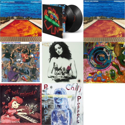 Red Hot Chili Peppers - Californication (2LP/180G) & By The Way & Californication (2LP/Red & Blue Vinyl) & Unlimited Love (Deluxe/2LP) & One Hot Minute & Freaky Styley & Mother's Milk & Uplift Mofo Party Plan