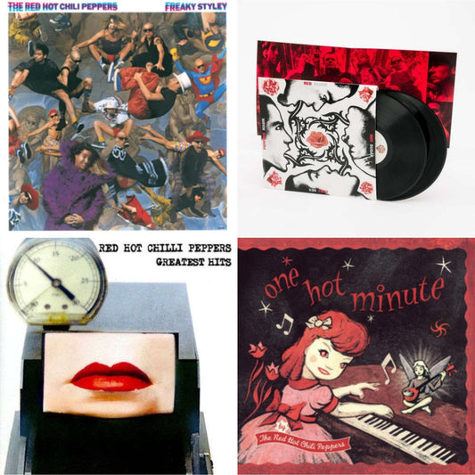 Red Hot Chili Peppers - Greatest Hits (X) & One Hot Minute & Blood Sugar Sex Magik & Freaky Styley - LP Vinyl Bundle