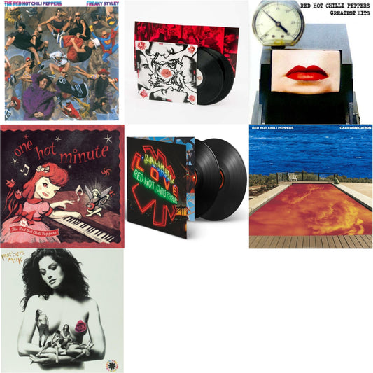 Red Hot Chili Peppers - Californication (2LP/180G) & Greatest Hits (X) & Unlimited Love (Deluxe/2LP) & One Hot Minute & Blood Sugar Sex Magik & Freaky Styley & Mother's Milk