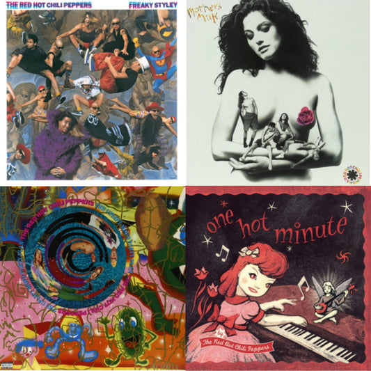 Red Hot Chili Peppers - One Hot Minute & Freaky Styley & Mother's Milk & Uplift Mofo Party Plan - LP Vinyl Bundle