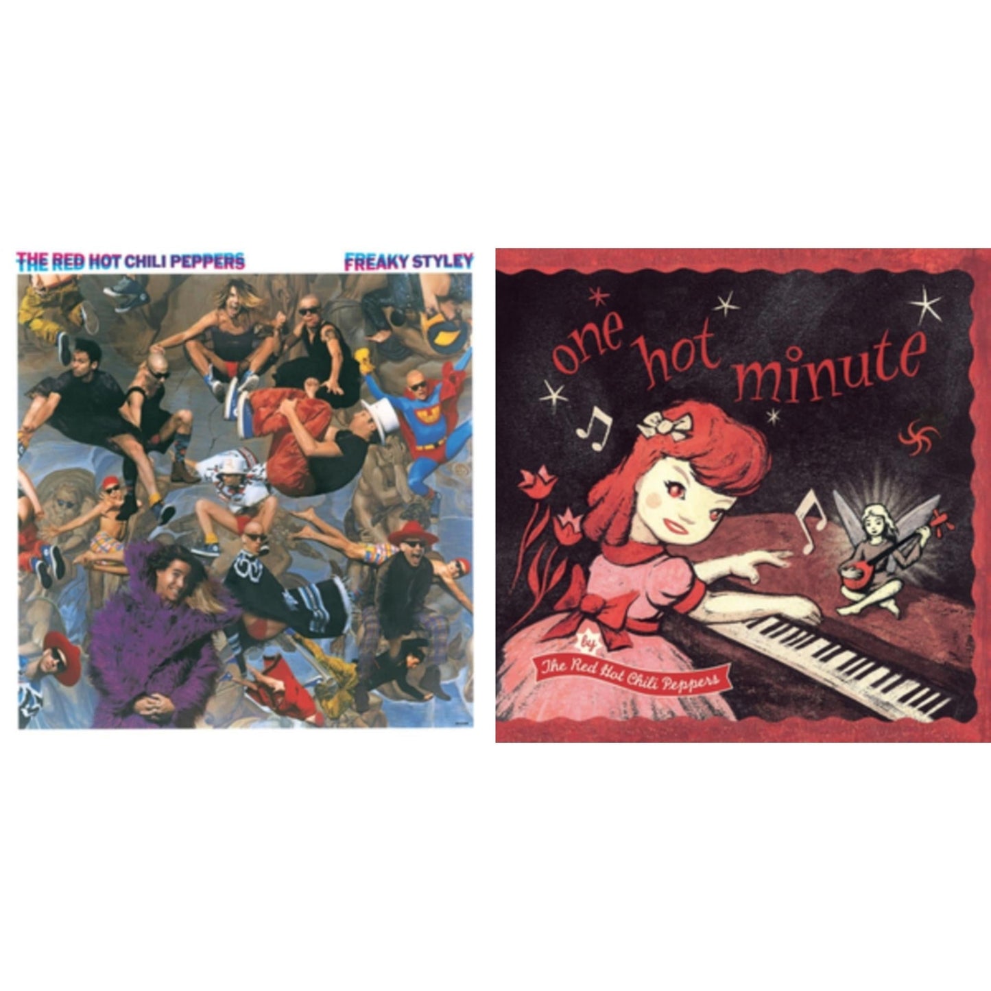 Red Hot Chili Peppers - One Hot Minute & Freaky Styley - LP Vinyl Bundle