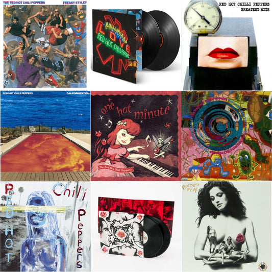 Red Hot Chili Peppers - Californication (2LP/180G) & By The Way & Greatest Hits (X) & Unlimited Love (Deluxe/2LP) & One Hot Minute & Blood Sugar Sex Magik & Freaky Styley & Mother's Milk & Uplift Mofo Party Plan