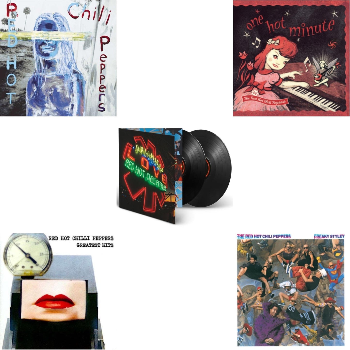 Red Hot Chili Peppers - By The Way & Greatest Hits (X) & Unlimited Love (Deluxe/2LP) & One Hot Minute & Freaky Styley