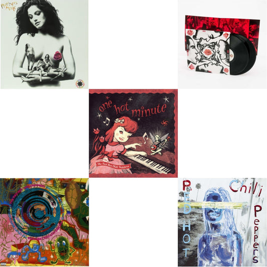 Red Hot Chili Peppers - By The Way & One Hot Minute & Blood Sugar Sex Magik & Mother's Milk & Uplift Mofo Party Plan - LP Vinyl Bundle