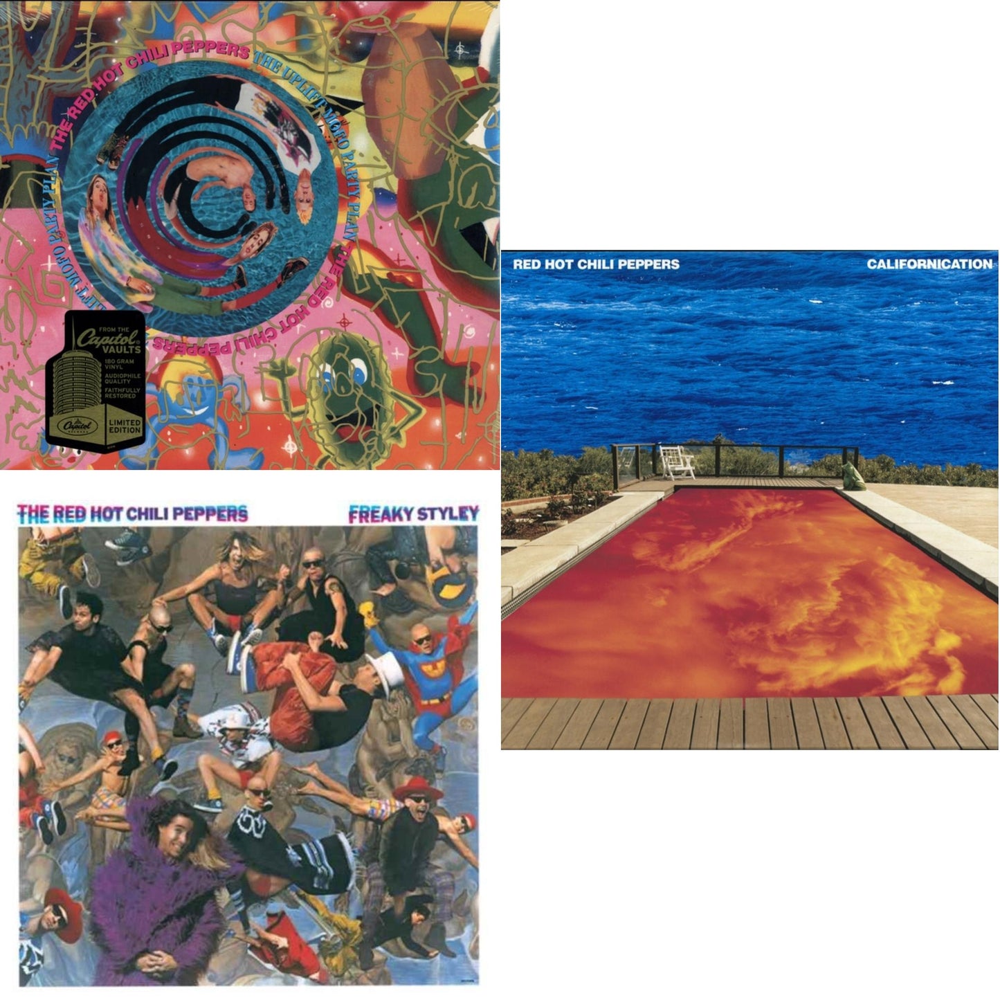 Red Hot Chili Peppers - Californication (2LP/180G) & Freaky Styley & Uplift Mofo Party Plan