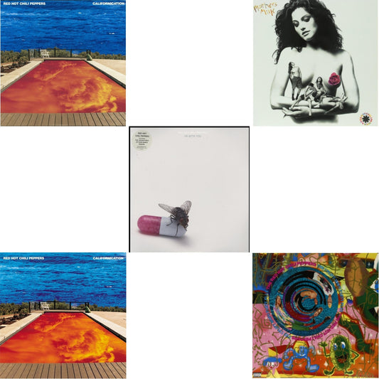 Red Hot Chili Peppers - Californication (2LP/180G) & Californication (2LP/Red & Blue Vinyl) & I'm With You & Mother's Milk & Uplift Mofo Party Plan