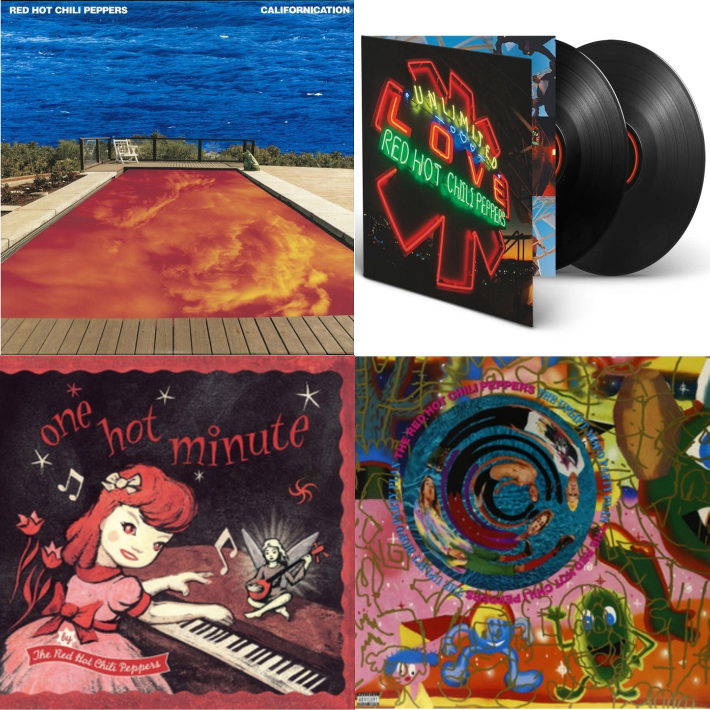 Red Hot Chili Peppers - Californication (2LP/180G) & Unlimited Love (Deluxe/2LP) & One Hot Minute & Uplift Mofo Party Plan
