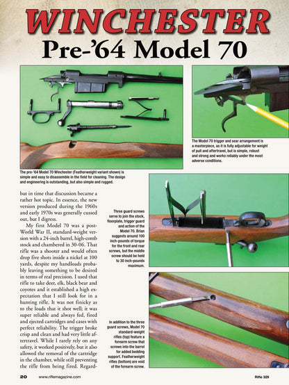 Rifle July 2023 - The Sporting Firearms Journal: Covering Rifles From The 1800s To Modern Rifles, Sporterized Rifles, Modern Hunting Rifles, Long Range Rifles & More