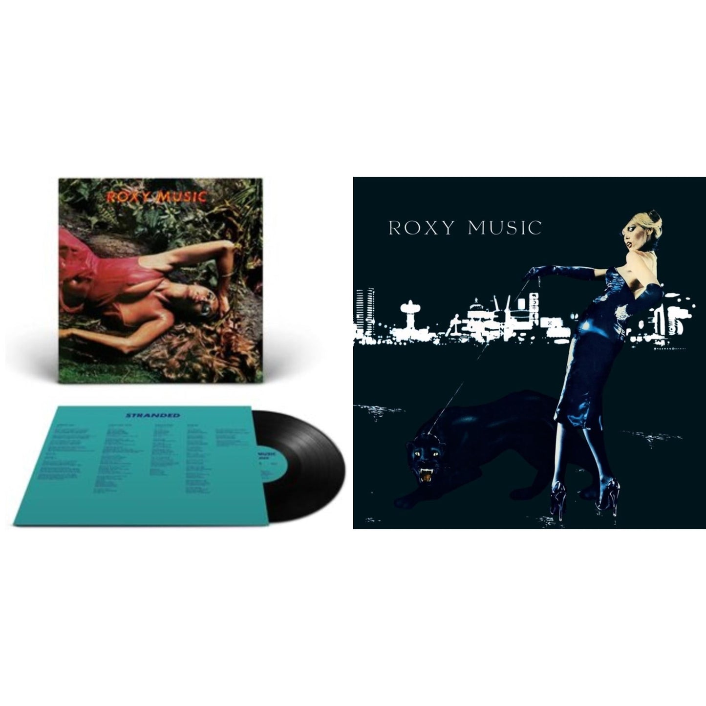 Roxy Music - For Your Pleasure & Stranded - LP Vinyl Bundle