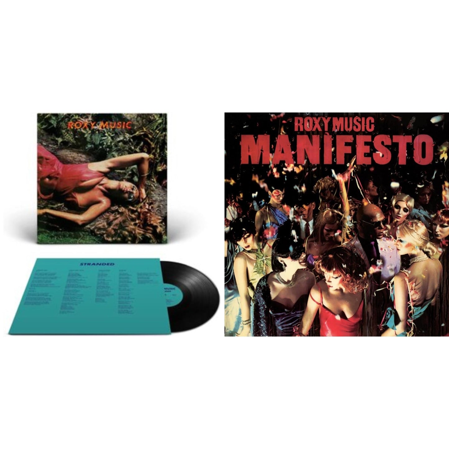 Roxy Music - Stranded & Manifesto (Half-Speed) - LP Vinyl Bundle