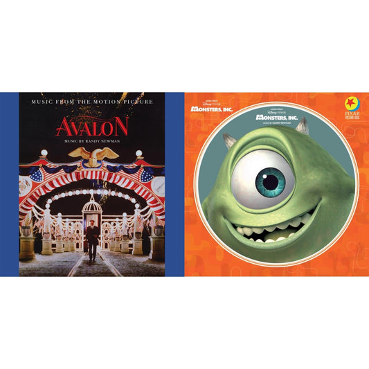 Randy Newman - Music From Monsters, Inc. (Picture Disc) & Avalon (Solid Blue & Solid Silver LP Vinyl)