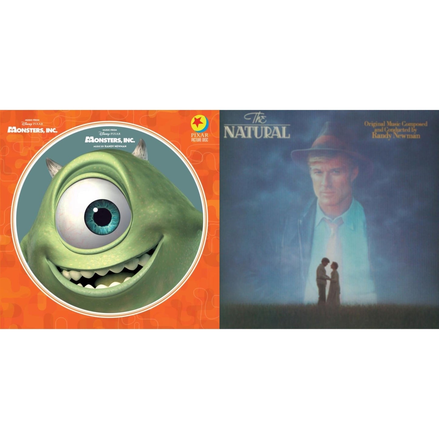 Randy Newman - Music From Monsters, Inc. (Picture Disc) & Natural (Aqua Blue LP Vinyl)