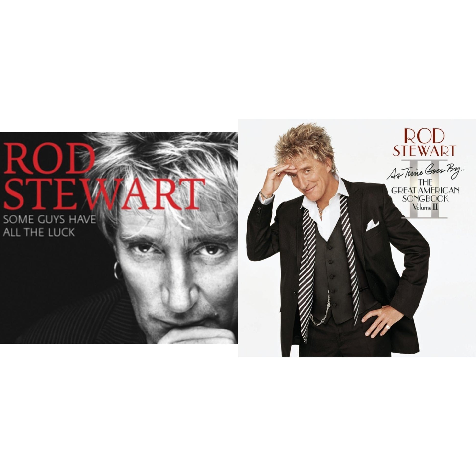 Rod Stewart - Some Guys Have All The Luck & As Time Goes By: Great American Songbook: Vol.2 - CD Bundle