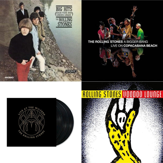 Rolling Stones - Big Hits (High Tide Green Grass LP Vinyl) & Bigger Bang Live On Copacabana Beach (Multi Color Vinyl/3LP) & Live At The Wiltern (3LP) & Voodoo Lounge (30Th Anniversary) (Red/Yellow Vinyl/2LP)