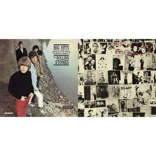 Rolling Stones - Big Hits (High Tide Green Grass LP Vinyl) & Exile On Main Street (2LP)