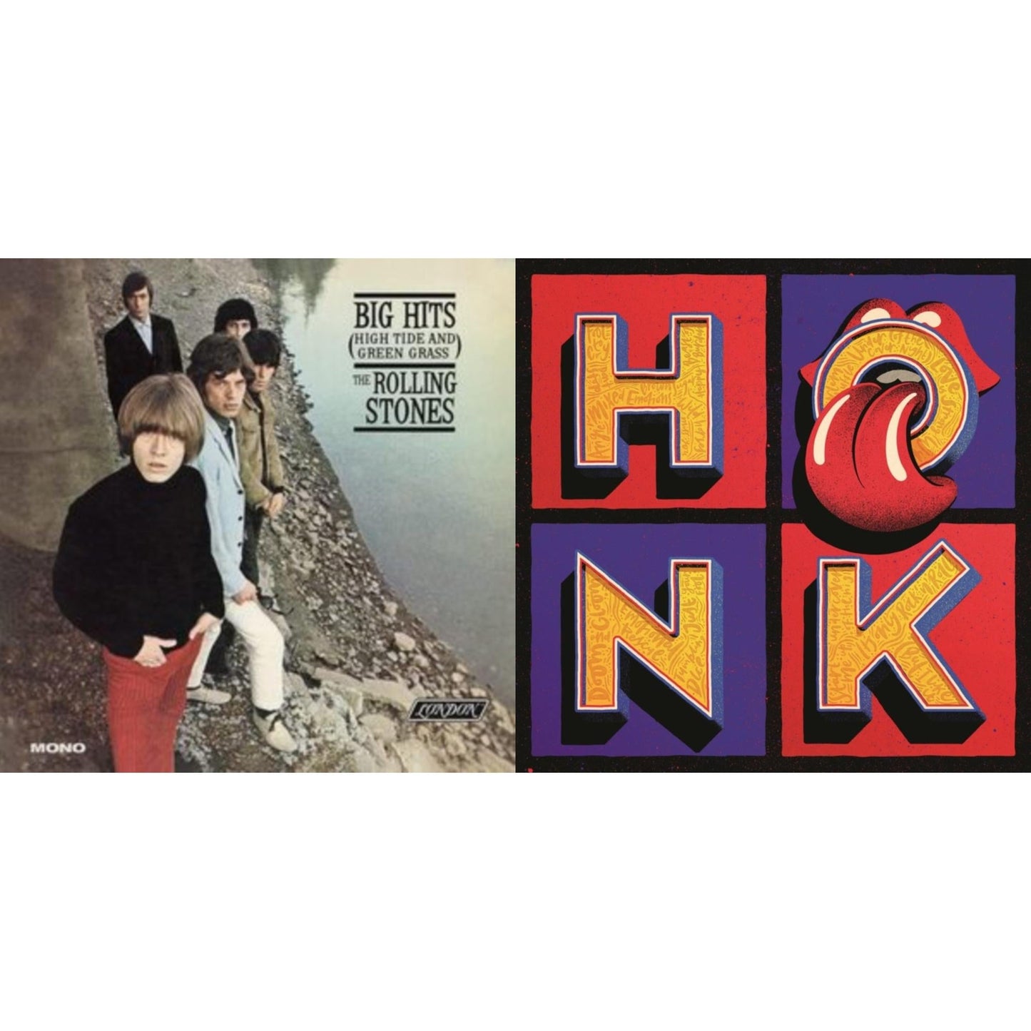 Rolling Stones - Big Hits (High Tide Green Grass LP Vinyl) & Honk (Translucent Red Vinyl/2LP)