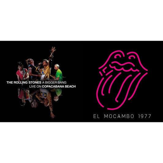 Rolling Stones - Bigger Bang Live On Copacabana Beach (Multi Color Vinyl/3LP) & Live At The El Mocambo (4LP)