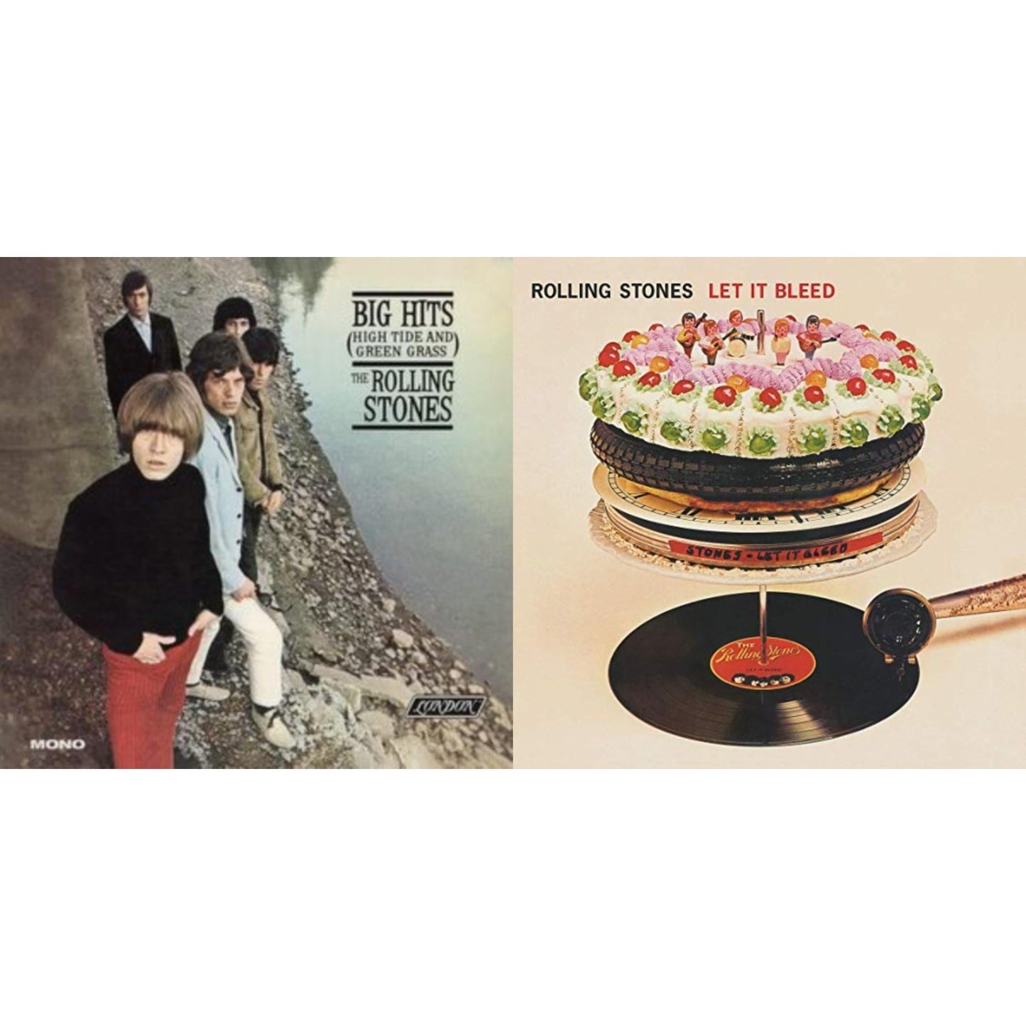 Rolling Stones - Big Hits (High Tide Green Grass LP Vinyl) & Let It Bleed (50Th Anniversary Edition)