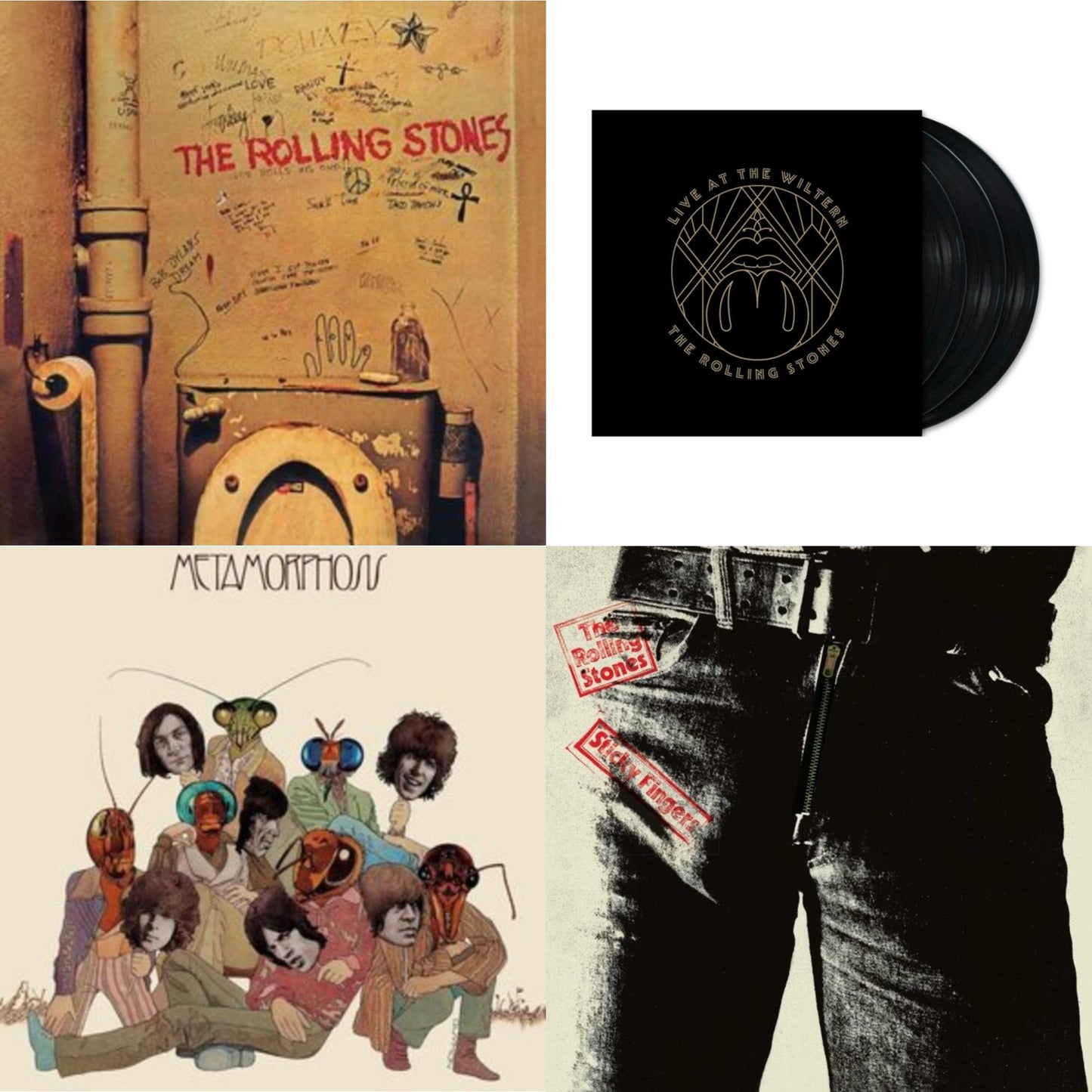 Rolling Stones - Beggars Banquet & Metamorphosis & Live At The Wiltern (3LP) & Sticky Fingers