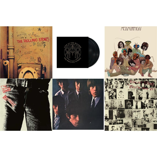 Rolling Stones - Beggars Banquet & Rolling Stones No.2 (180G) & Metamorphosis & Live At The Wiltern (3LP) & Sticky Fingers & Exile On Main Street (2LP)