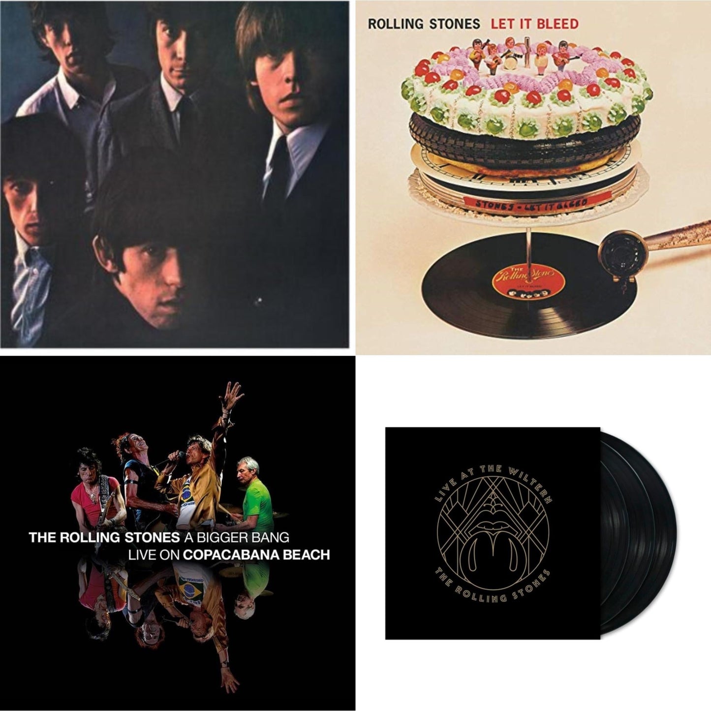 Rolling Stones - Rolling Stones No.2 (180G) & Let It Bleed (50Th Anniversary Edition) & Bigger Bang Live On Copacabana Beach (Multi Color Vinyl/3LP) & Live At The Wiltern (3LP)