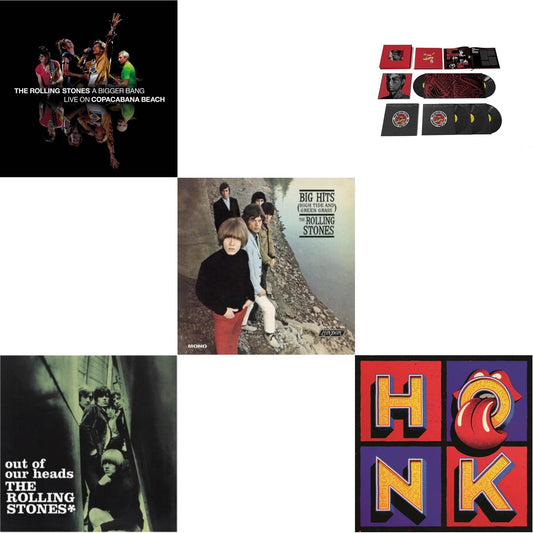 Rolling Stones - Out Of Our Heads (Uk) & Big Hits (High Tide Green Grass LP Vinyl) & Bigger Bang Live On Copacabana Beach (Multi Color Vinyl/3LP) & Tattoo You (2021 Remaster/5LP Box Set) & Honk (Translucent Red Vinyl/2LP)
