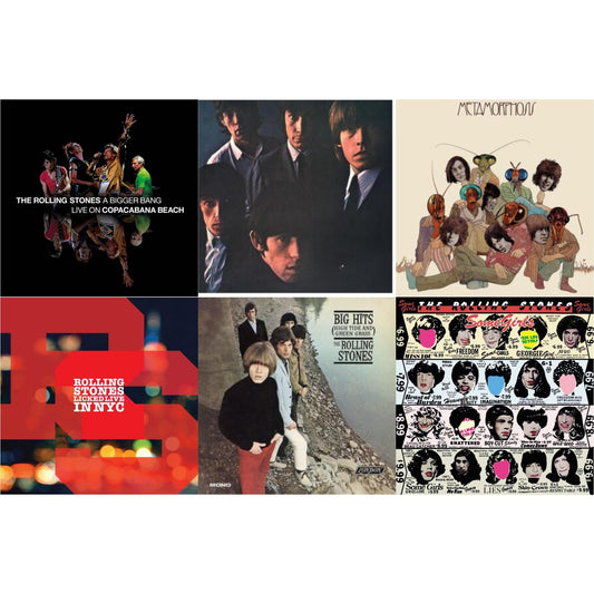 Rolling Stones - Rolling Stones No.2 (180G) & Big Hits (High Tide Green Grass LP Vinyl) & Metamorphosis & Bigger Bang Live On Copacabana Beach (Multi Color Vinyl/3LP) & Licked Live In Nyc (White Vinyl/3LP) & Some Girls