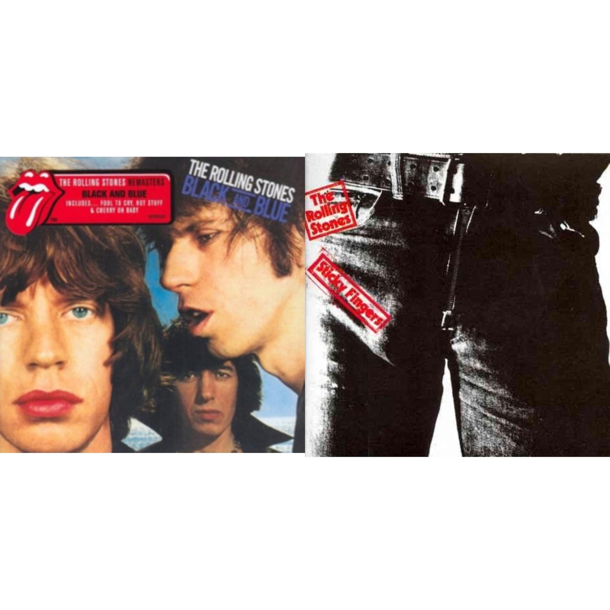 Rolling Stones - Black & Blue & Sticky Fingers - CD Bundle