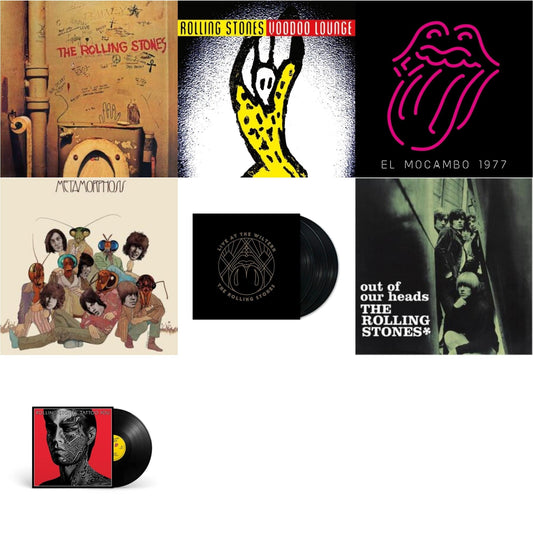 Rolling Stones - Beggars Banquet & Out Of Our Heads (Uk) & Metamorphosis & Tattoo You (2021 Remaster) & Live At The El Mocambo (4LP) & Live At The Wiltern (3LP) & Voodoo Lounge (30Th Anniversary) (Red/Yellow Vinyl/2LP)