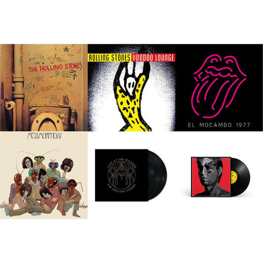 Rolling Stones - Beggars Banquet & Metamorphosis & Tattoo You (2021 Remaster) & Live At The El Mocambo (4LP) & Live At The Wiltern (3LP) & Voodoo Lounge (30Th Anniversary) (Red/Yellow Vinyl/2LP)