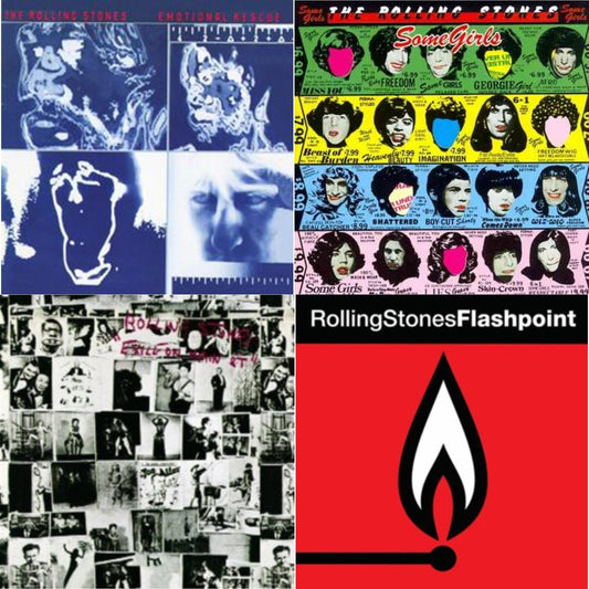Rolling Stones - Emotional Rescue & Some Girls & Exile On Main Street & Flashpoint - CD Bundle