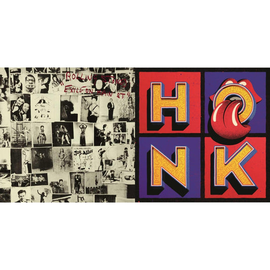 Rolling Stones - Exile On Main Street (2LP) & Honk (Translucent Red Vinyl/2LP)