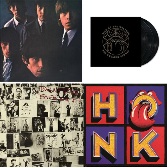 Rolling Stones - Rolling Stones No.2 (180G) & Live At The Wiltern (3LP) & Exile On Main Street (2LP) & Honk (Translucent Red Vinyl/2LP)
