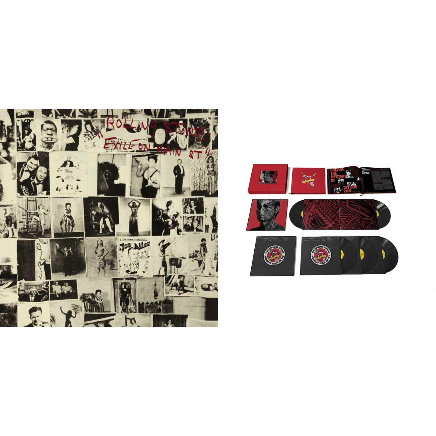 Rolling Stones - Tattoo You (2021 Remaster/5LP Box Set) & Exile On Main Street (2LP)
