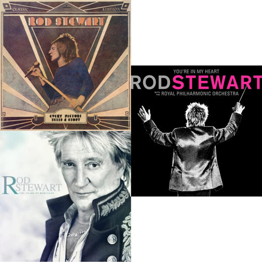 Rod Stewart - You're In My Heart: Rod Stewart With The Royal Philharmonic Orchestra (2LP/Pink Vinyl) (I) & Every Picture Tells A Story & Tears Of Hercules