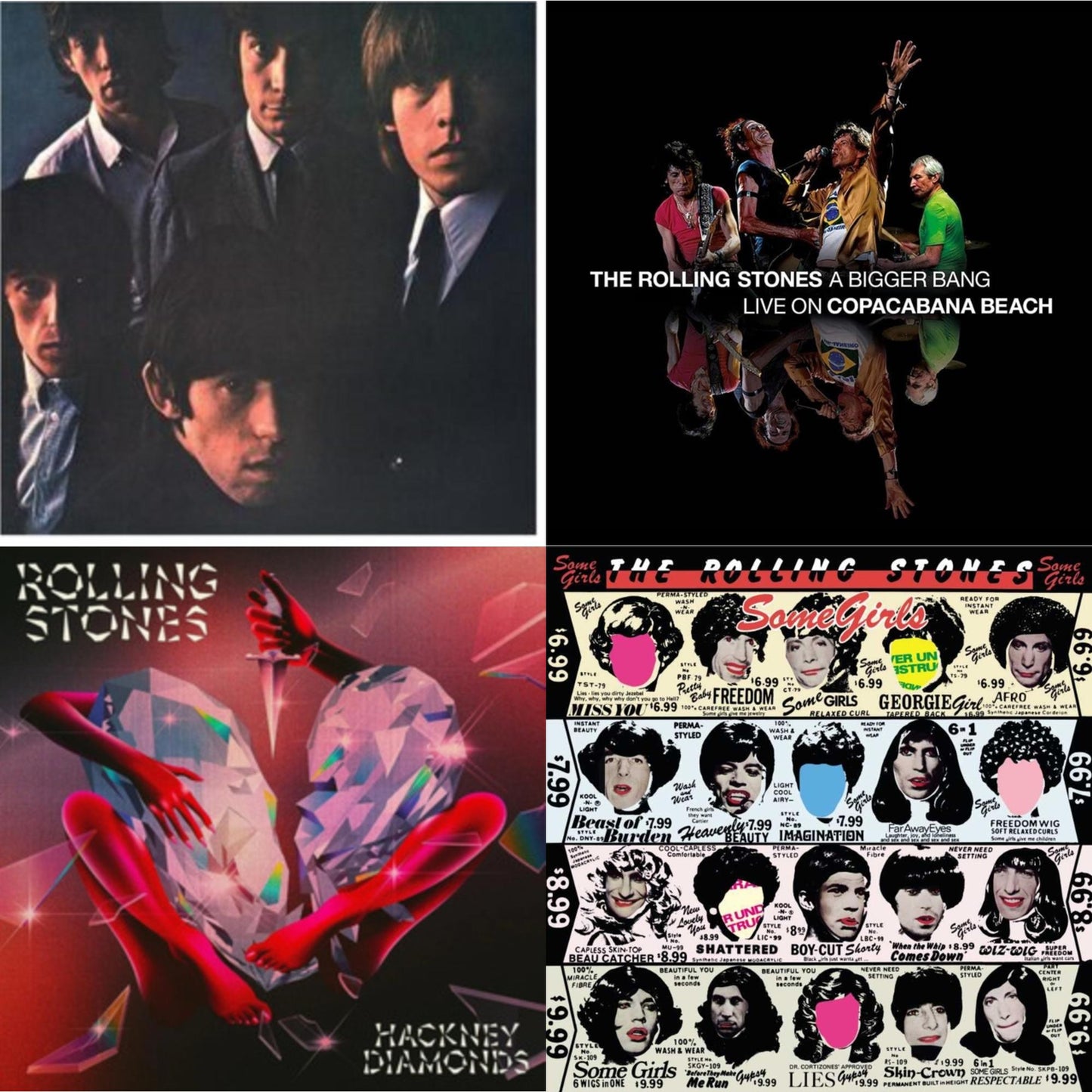 Rolling Stones - Rolling Stones No.2 (180G) & Bigger Bang Live On Copacabana Beach (Multi Color Vinyl/3LP) & Hackney Diamonds & Some Girls