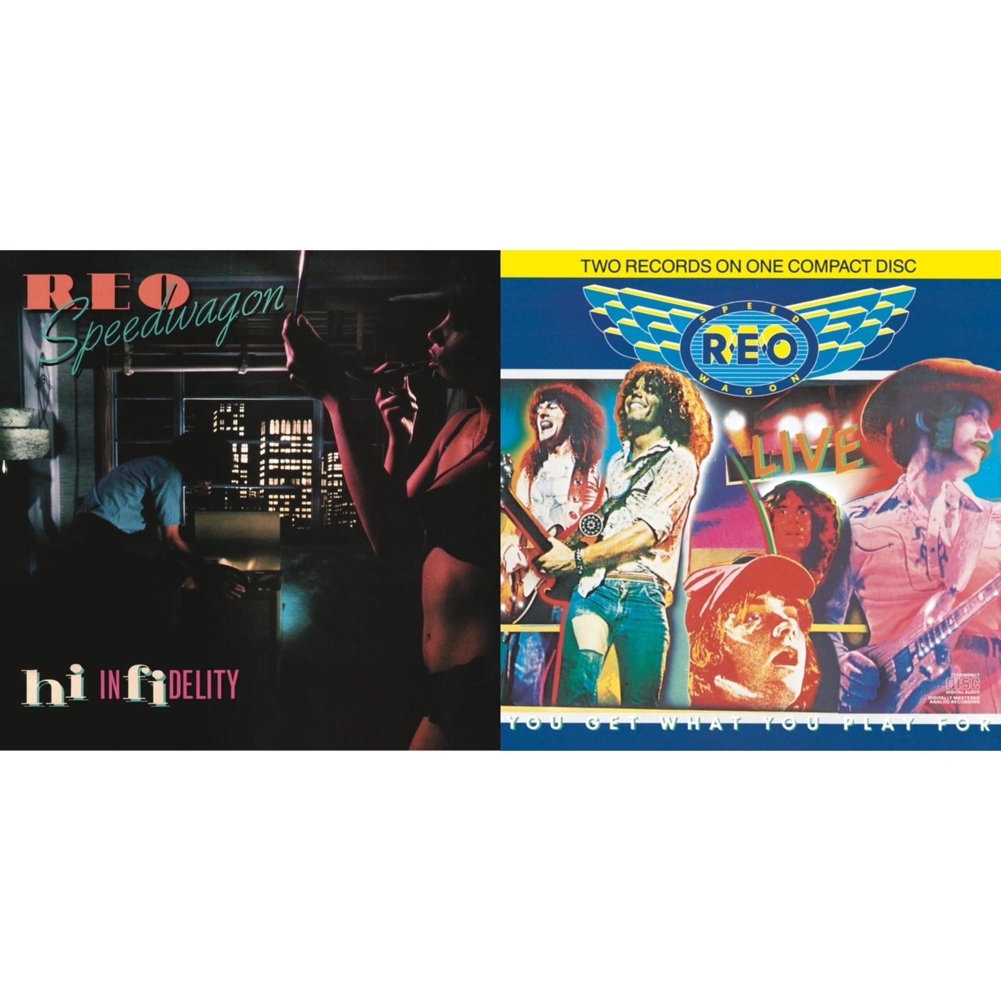 Reo Speedwagon - Hi Infidelity & Live: You Get What You Play For - CD Bundle