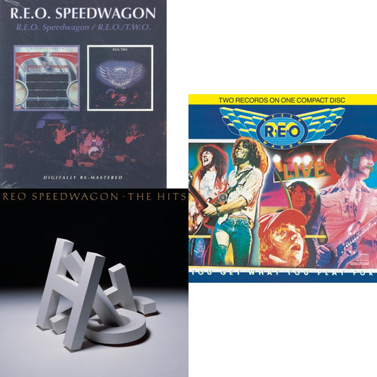 Reo Speedwagon - Reo Speedwagon / Reo 2 (Remastered) & Hits & Live: You Get What You Play For - CD Bundle