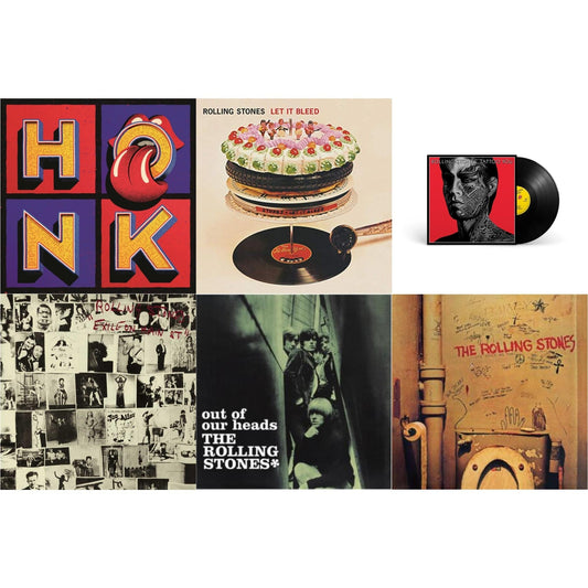 Rolling Stones - Beggars Banquet & Out Of Our Heads (Uk) & Let It Bleed (50Th Anniversary Edition) & Tattoo You (2021 Remaster) & Exile On Main Street (2LP) & Honk (Translucent Red Vinyl/2LP)