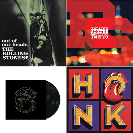Rolling Stones - Out Of Our Heads (Uk) & Licked Live In Nyc (White Vinyl/3LP) & Live At The Wiltern (3LP) & Honk (Translucent Red Vinyl/2LP)