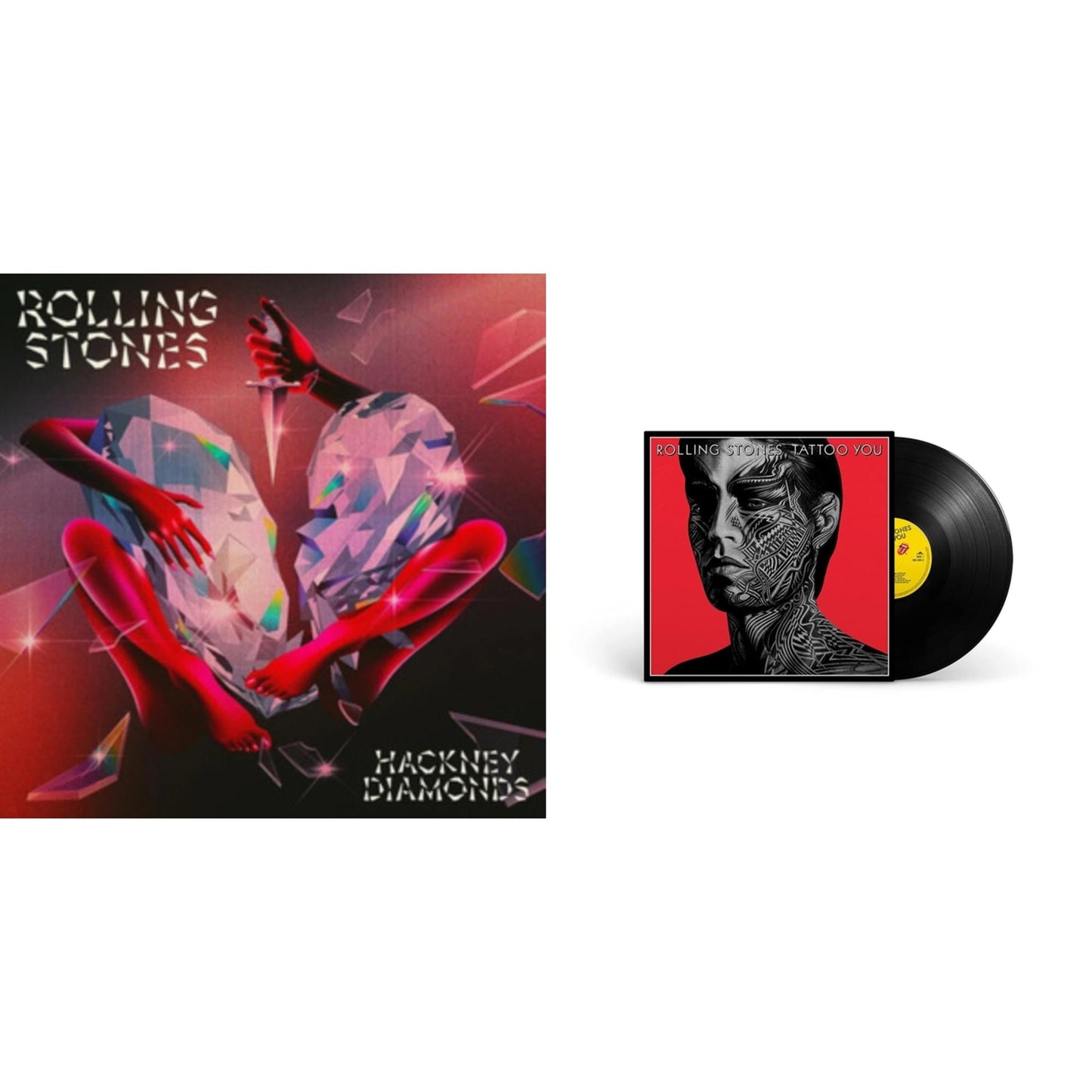 Rolling Stones - Tattoo You (2021 Remaster) & Hackney Diamonds - LP Vinyl Bundle
