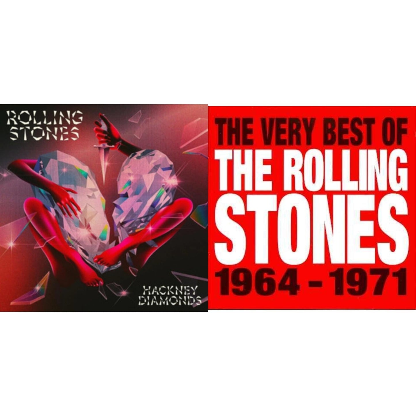Rolling Stones - Very Best Of The Rolling Stones 1964 -1971 & Hackney Diamonds - CD Bundle
