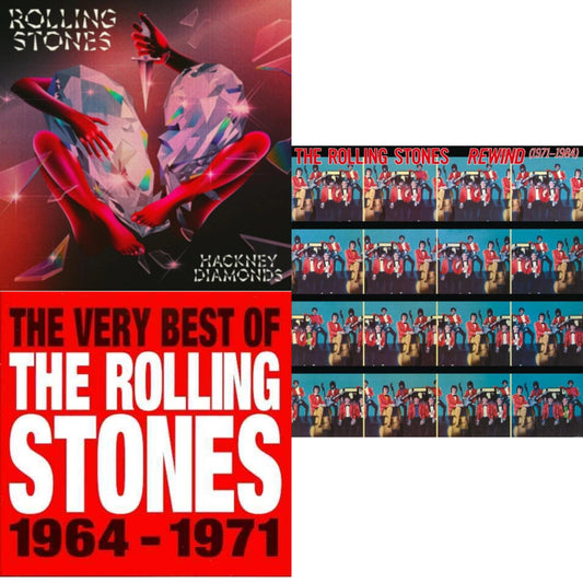 Rolling Stones - Very Best Of The Rolling Stones 1964 -1971 & Rewind (1971-1984) (Super High Material CD) & Hackney Diamonds