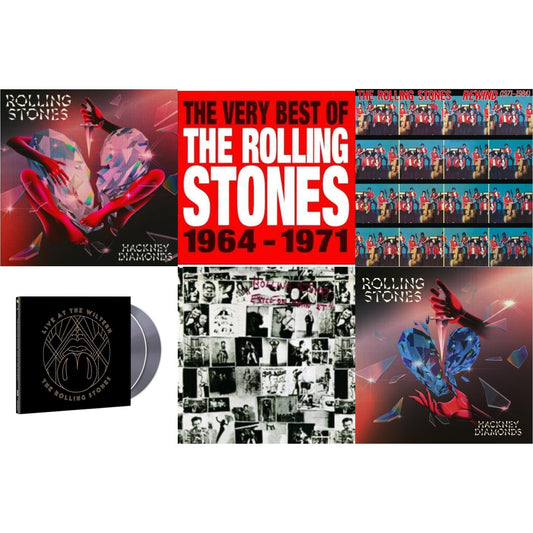 Rolling Stones - Very Best Of The Rolling Stones 1964 -1971 & Rewind (1971-1984) (Super High Material CD) & Live At The Wiltern (2CD) & Hackney Diamonds & Hackney Diamonds (Live Edition) (2CD) & Exile On Main Street