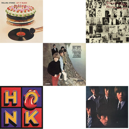Rolling Stones - Rolling Stones No.2 (180G) & Big Hits (High Tide Green Grass LP Vinyl) & Let It Bleed (50Th Anniversary Edition) & Exile On Main Street (2LP) & Honk (Translucent Red Vinyl/2LP)