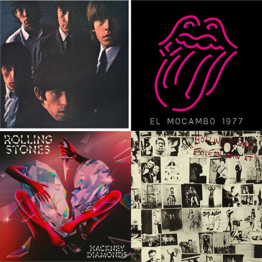 Rolling Stones - Rolling Stones No.2 (180G) & Live At The El Mocambo (4LP) & Hackney Diamonds & Exile On Main Street (2LP)
