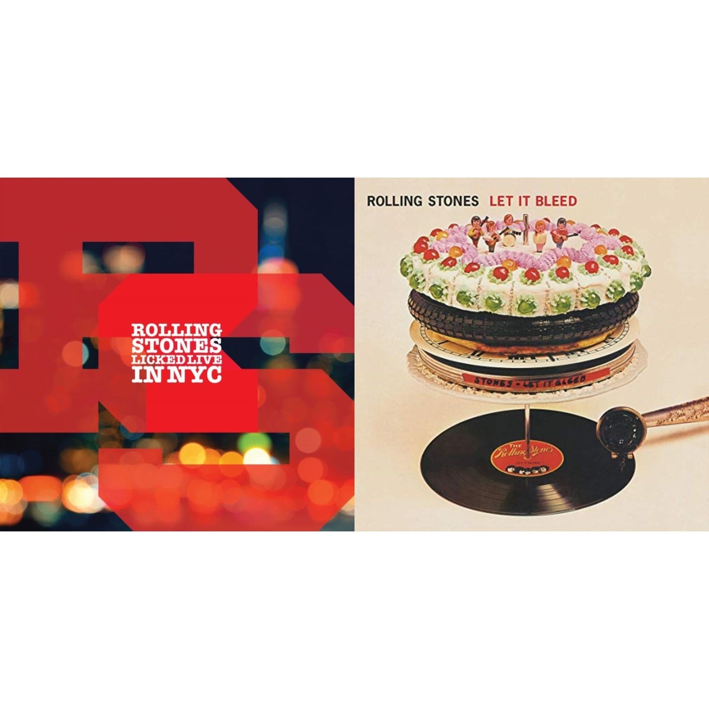 Rolling Stones - Let It Bleed (50Th Anniversary Edition) & Licked Live In Nyc (White Vinyl/3LP)