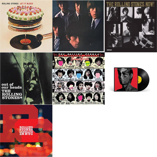 Rolling Stones - Rolling Stones No.2 (180G) & Out Of Our Heads (Uk) & Rolling Stones, Now! & Let It Bleed (50Th Anniversary Edition) & Tattoo You (2021 Remaster) & Licked Live In Nyc (White Vinyl/3LP) & Some Girls